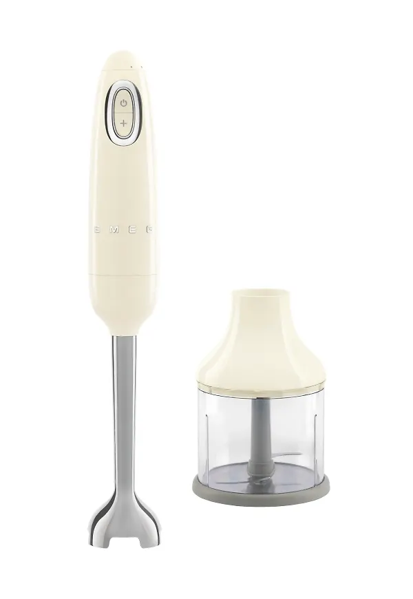 Beige Smeg-stavmixer i riktigt fin modell.