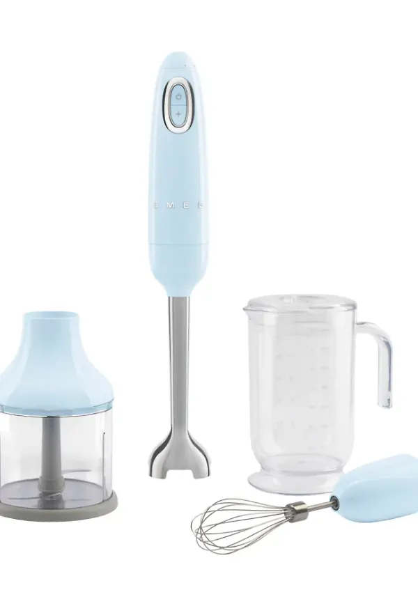 Trendig stavmixer i blått från Smeg.