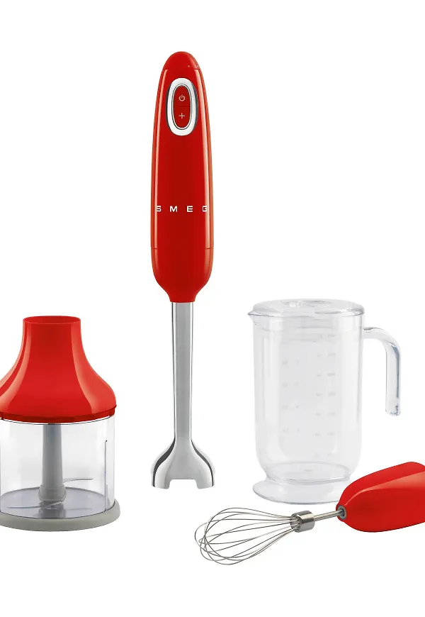 Mysig stavmixer i rött från Smeg.