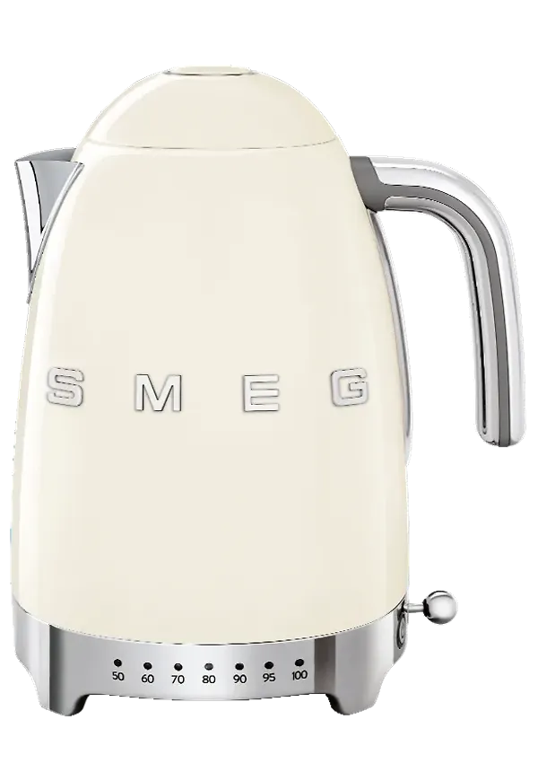 Riktigt fin vattenkokare i beiget från Smeg.