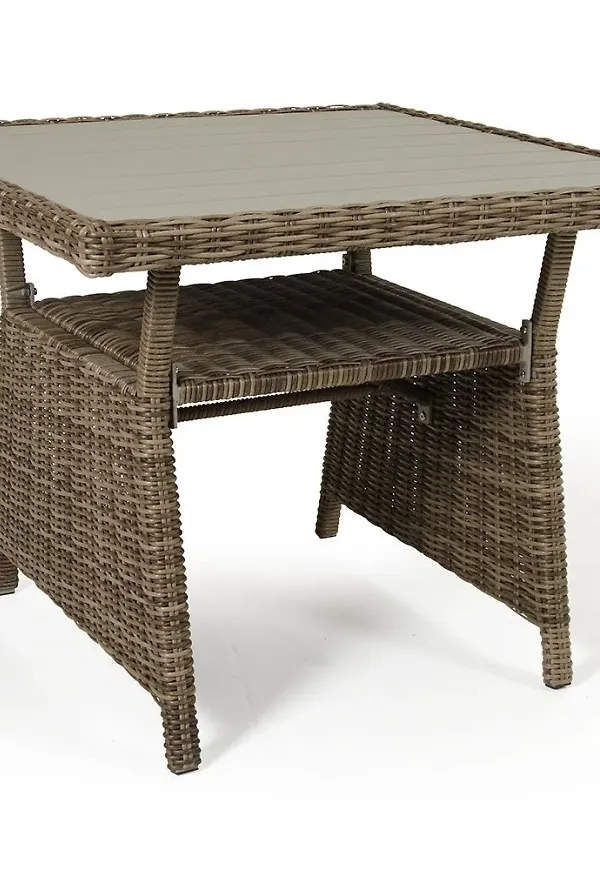 Otroligt fin brafab soffbord i brun färg gjord i aluminium.