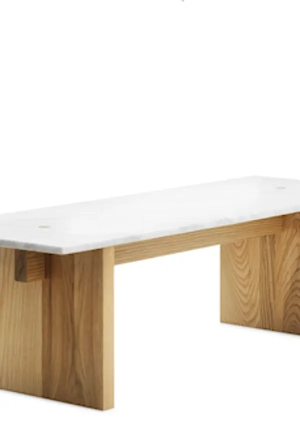 Vit Normann Copenhagen-bord i smickrande modell.