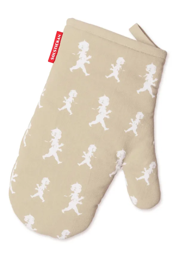 Beige Solstickan Design-grytvante i fantastiskt snygg modell.