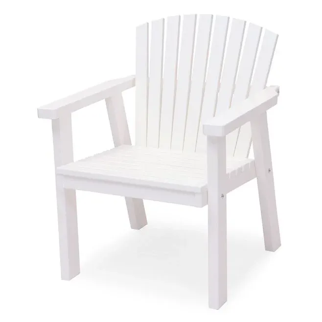 Vit Hillerstorp-fåtölj i modern modell.