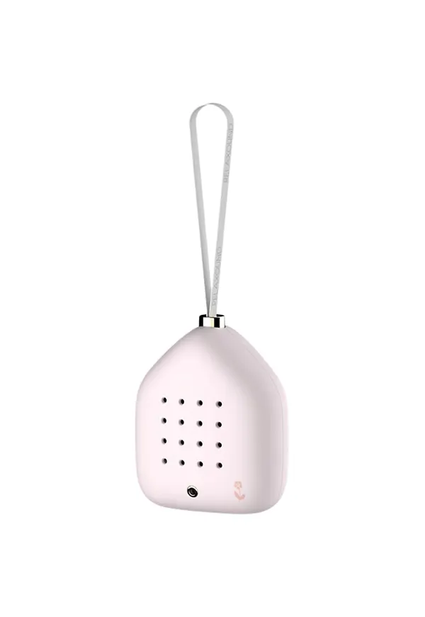 Ljusrosa Relaxound-fönsterlampa i superfin modell.