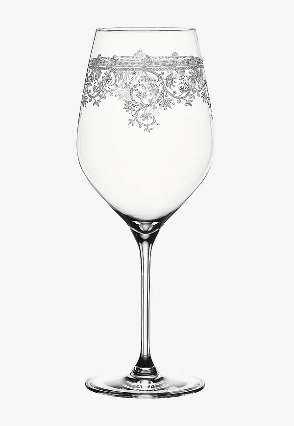 Fin champagneglas i rött från Spiegelau.