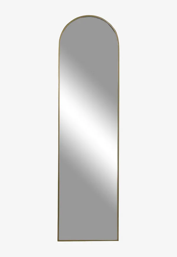 Guld Spinder Design-spegel i trendig modell.