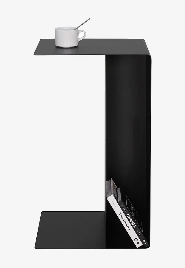 Svart Spinder Design-laptopbord i moderiktig modell.