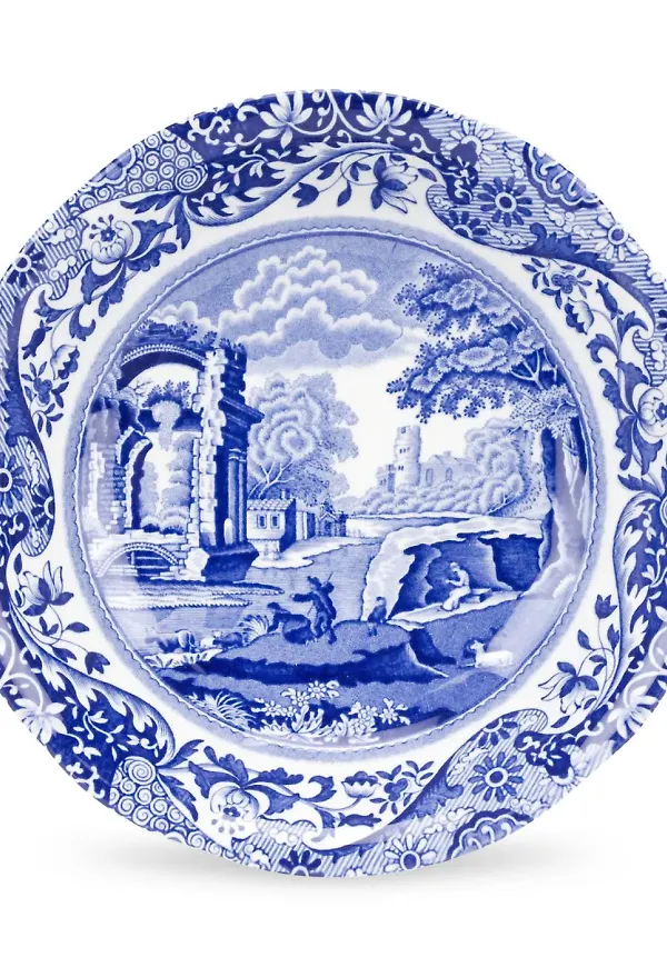 Mysig frukostskål i blått från Spode.