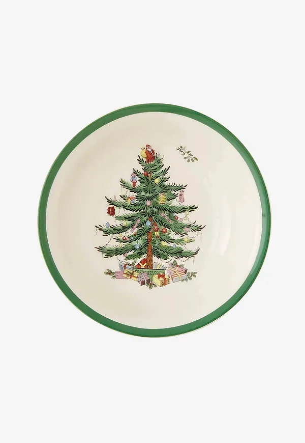 Vit Spode-frukostskål i fantastiskt snygg modell.