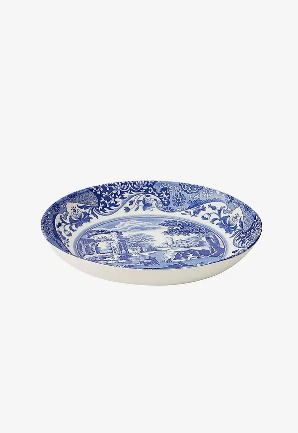 Modern pastatallrik i blått från Spode.