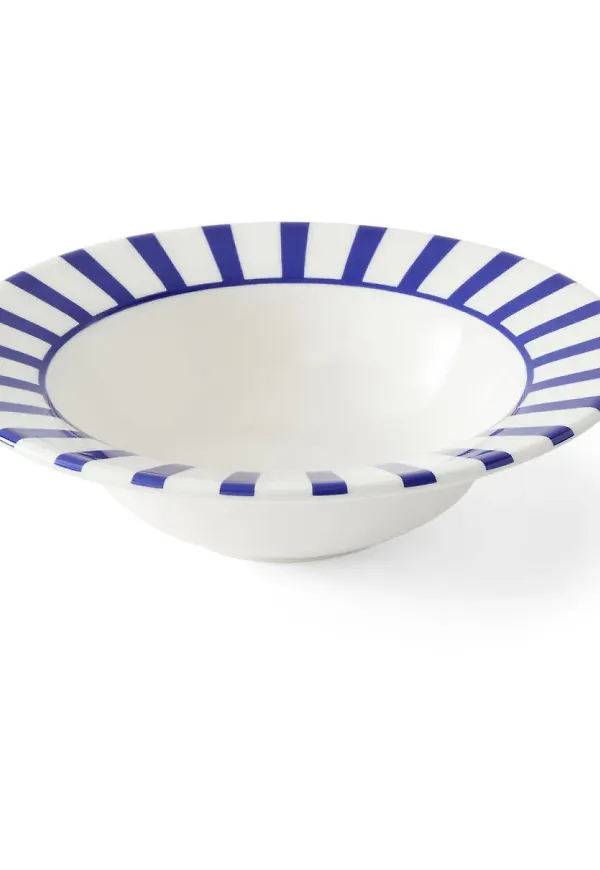Härlig frukostskål i blått från Spode.