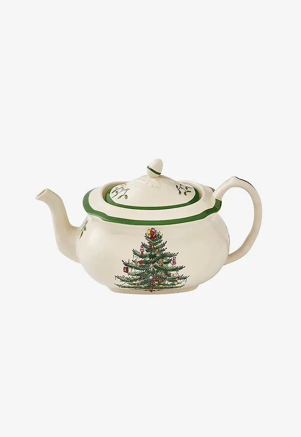Riktigt fin tekanna i vitt från Spode.