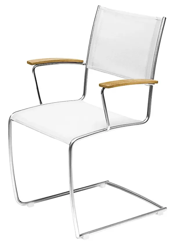 Skön karmstol i teak från Hillerstorp.