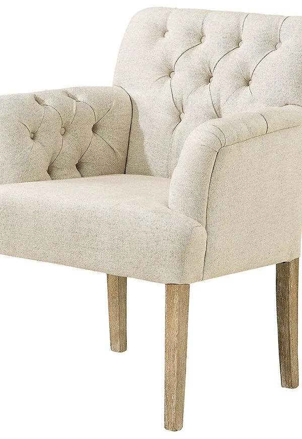 Beige Artwood-matstol i otroligt snygg modell.