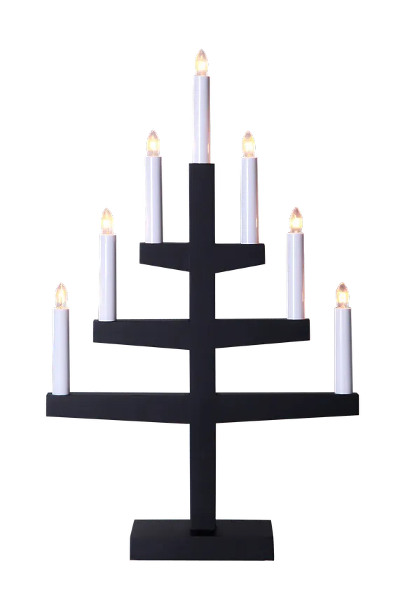 Riktigt trendig svart lampa 2025 från Star Trading.