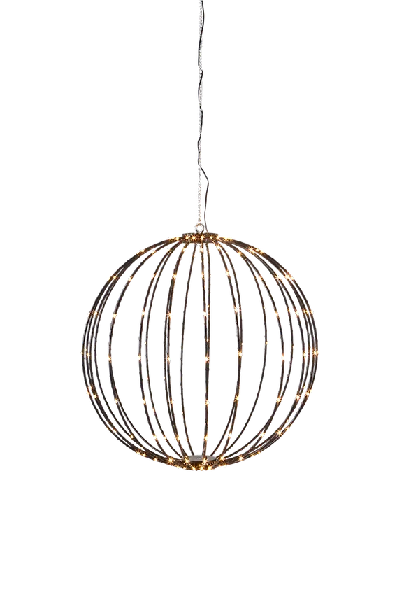 Svart Star Trading-lampa i smickrande modell.