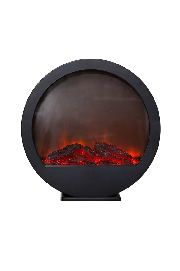 Svart Star Trading-lampa i stilriktig modell.