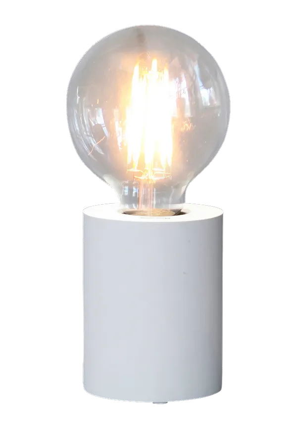 Vit Star Trading-bordslampa i smickrande modell.