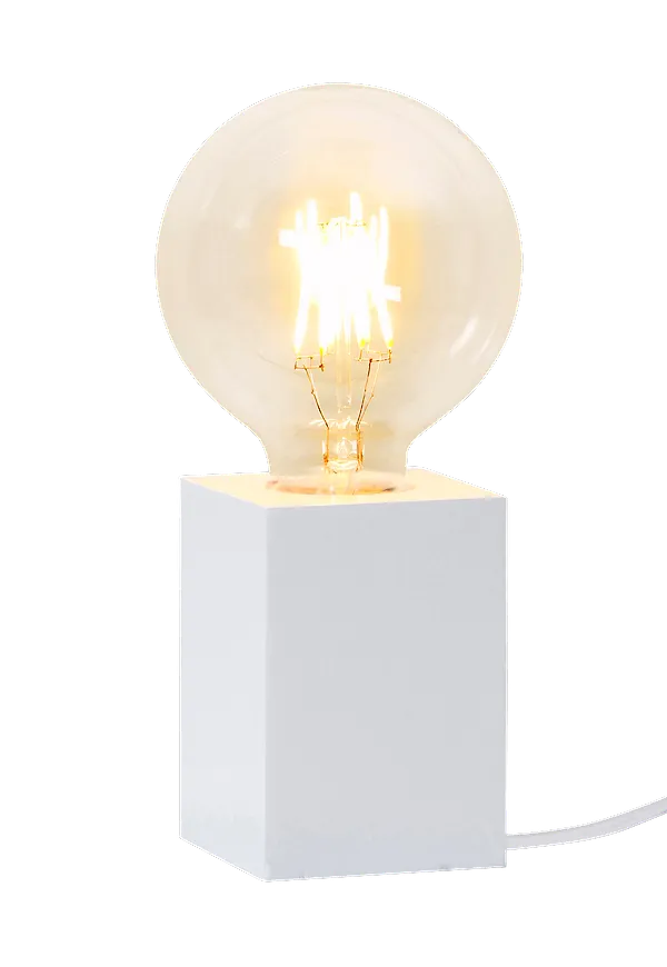 Mysig vit lampa 2025 från Star Trading.