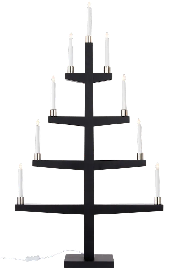 Jättesnygg lampa i svart från Star Trading.