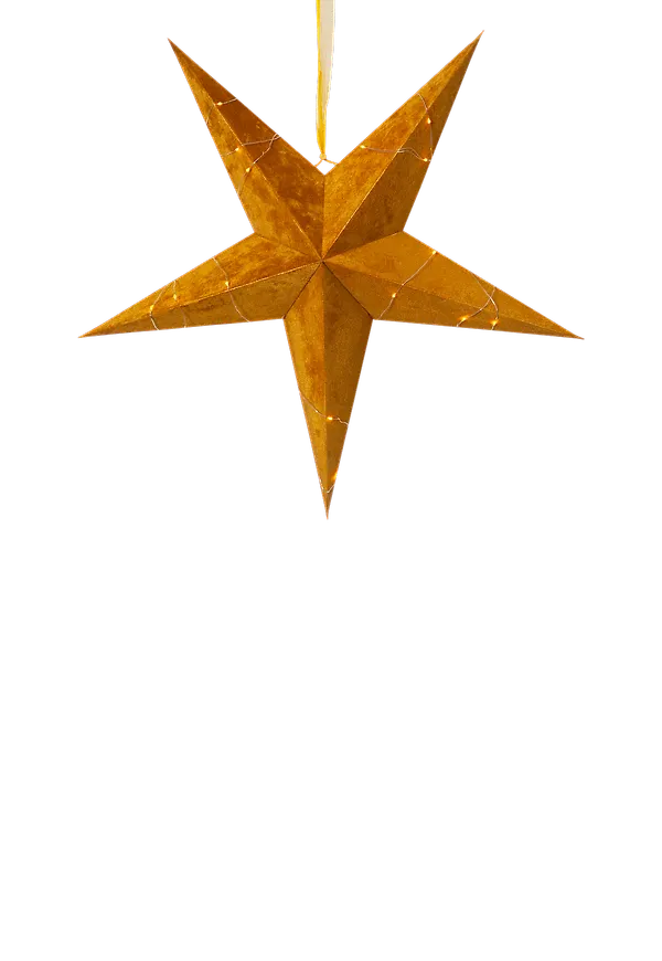 Jättesnygg lampa i guld från Star Trading.