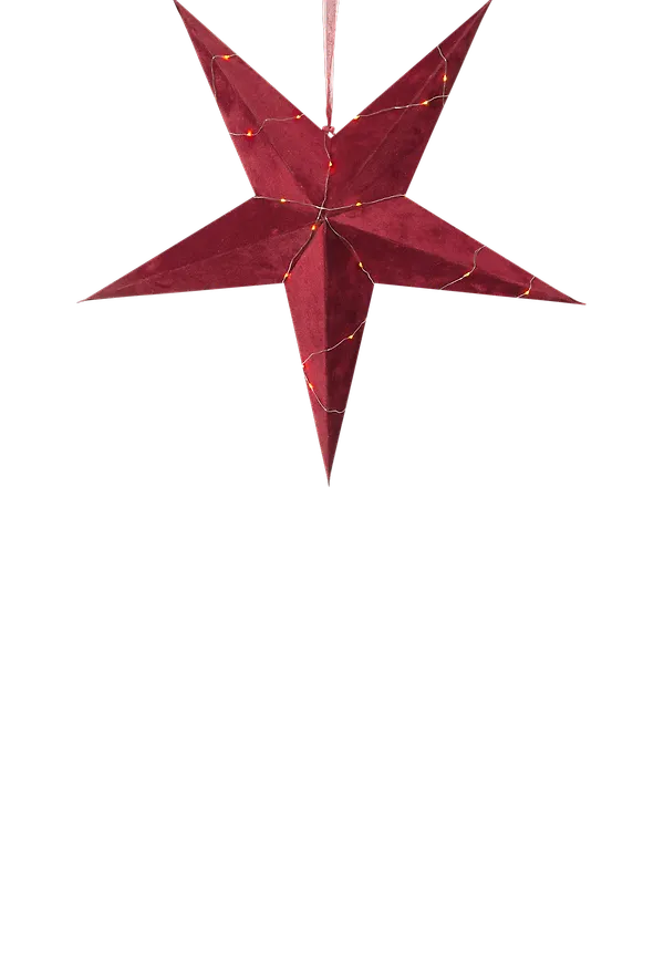 Ikonisk lampa i rött från Star Trading.