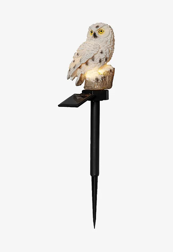 Beige Star Trading-lampa i stilriktig modell.