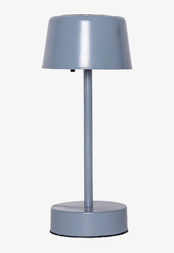 Blå Star Trading-solcellslampa i supersnygg modell.