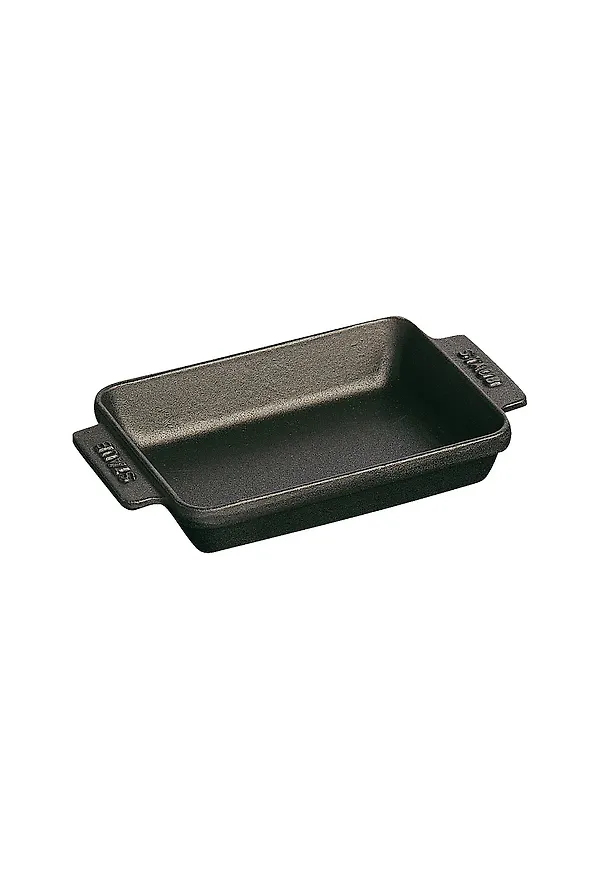 Modern gratängform i svart från Staub.