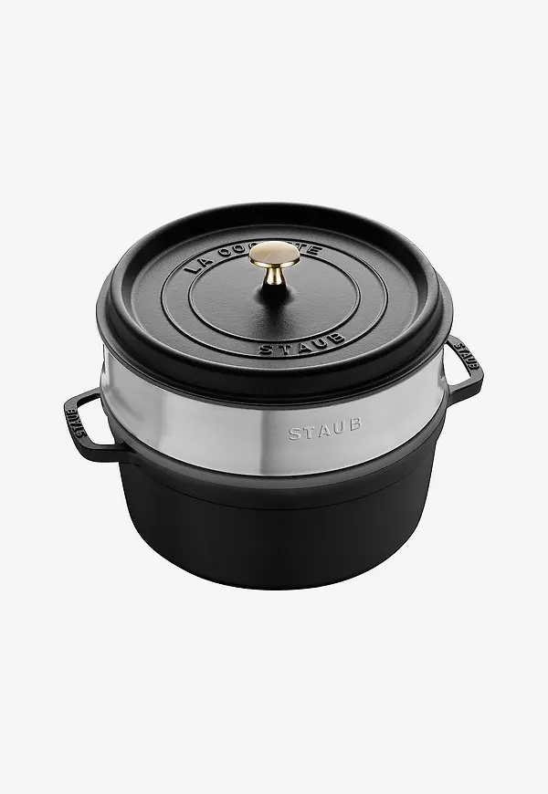 Skön gryta i svart från Staub.