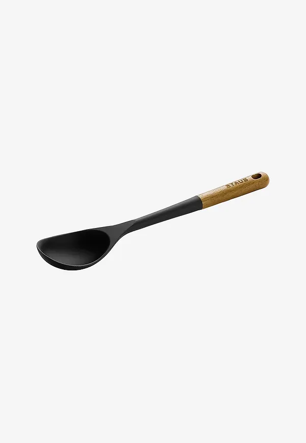 Skön serveringsbestick i svart från Staub.