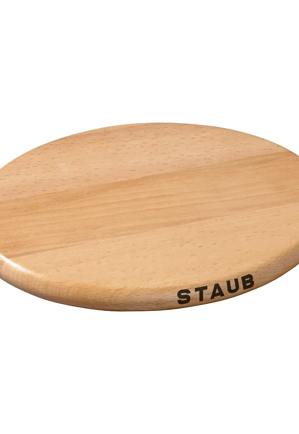 Modern grytunderlägg i brunt från Staub.