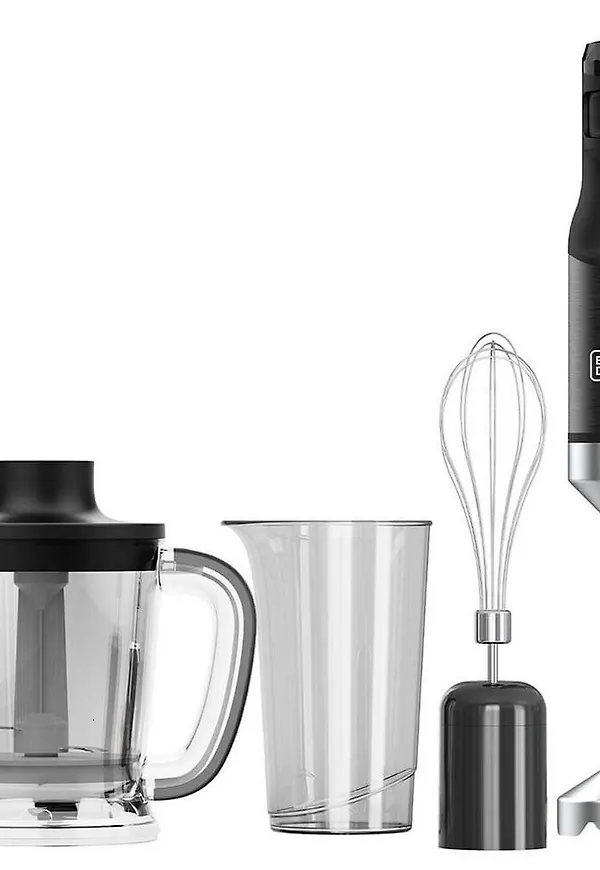 Svart Black+Decker-stavmixer i jättesnygg modell.