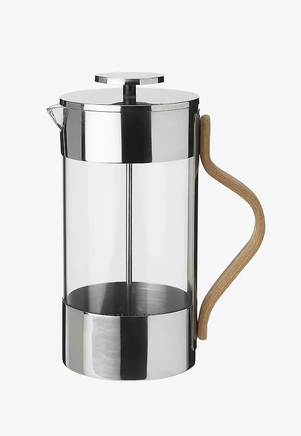 Silver Stelton-espressomaskin i elegant modell.