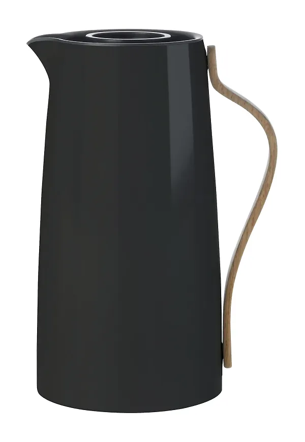 Superfin termoskanna i svart från Stelton.