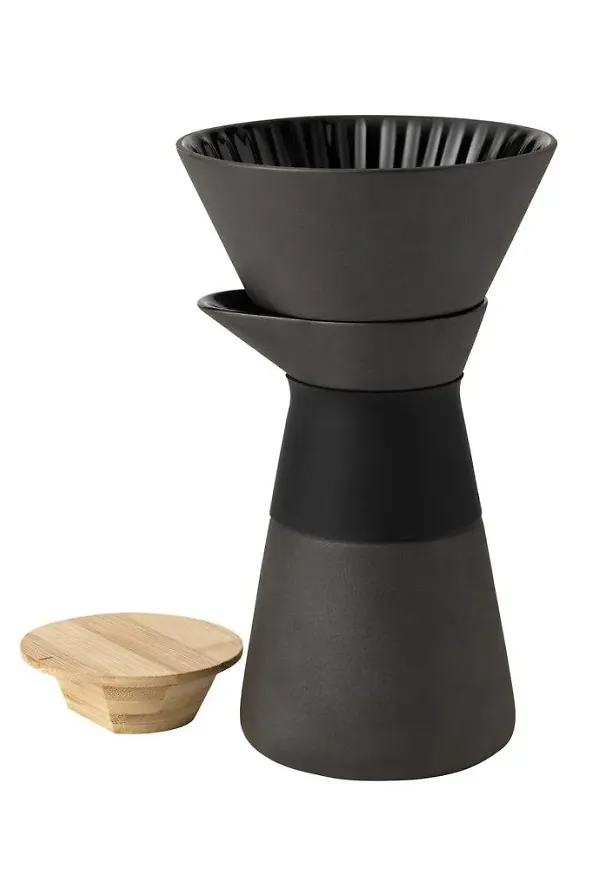 Svart Stelton-kaffekanna i riktigt fin modell.