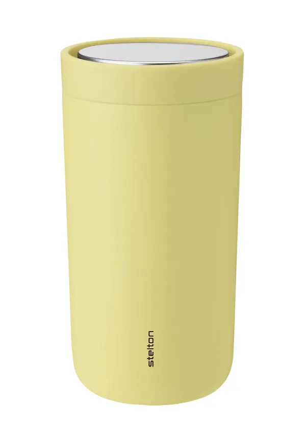 Grön Stelton-termosmugg i supersnygg modell.
