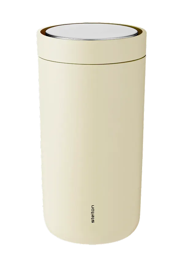 Vacker termosmugg i gult från Stelton.
