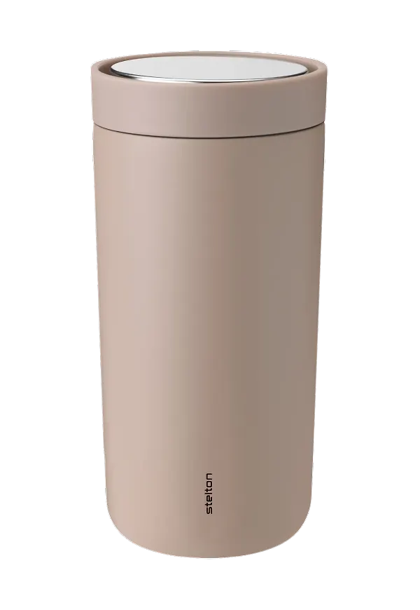 Fantastiskt fin termosmugg i rosa från Stelton.