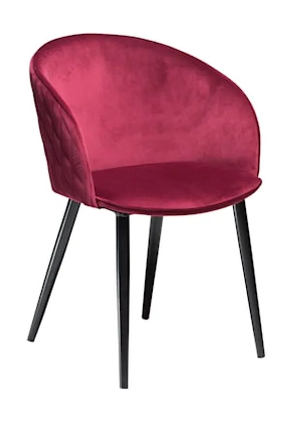 Otroligt fin matbordsstol i rött från Dan Form Denmark.