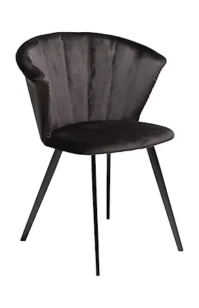 Komfortabel svart matbordsstol 2025 från Dan Form Denmark.