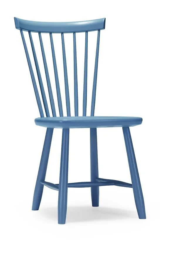 Blå Stolab-stol i riktigt snygg modell.