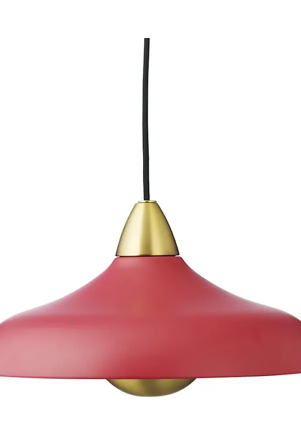 Klassisk taklampa i rött från Superliving.