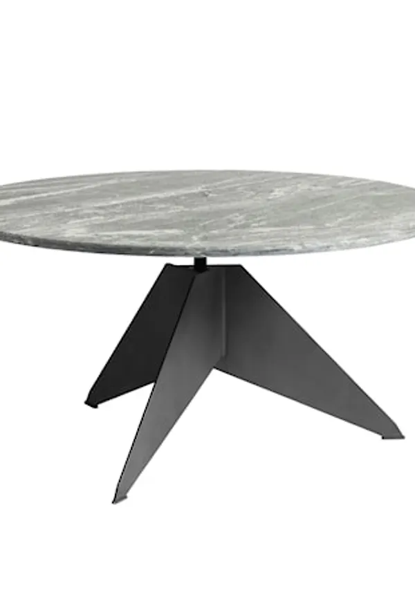 Jättesnygg svart bord i järn från Muubs.