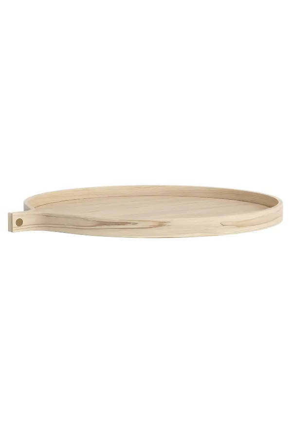 Härlig bricka i beiget från Swedese.