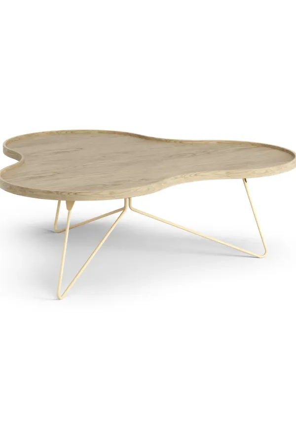 Fantastiskt snygg ekmatbord i beiget från Swedese.