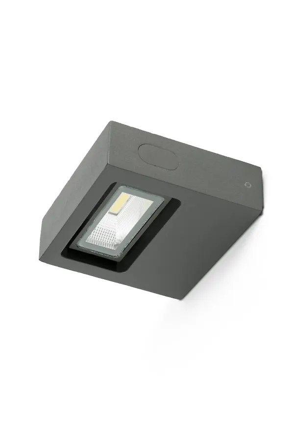 Mysig fasadlampa i aluminium från Faro Barcelona.