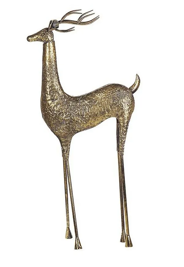 Stilren figur i guld färg gjord i järn.