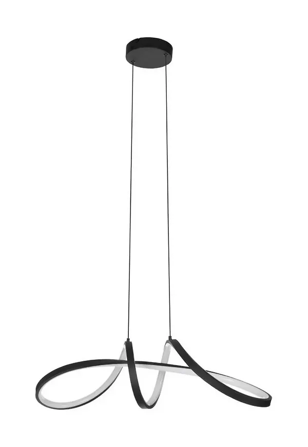 Otroligt snygg eglo lampa i svart färg gjord i aluminium.
